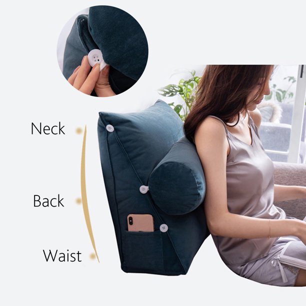 Luxury Back Wedge Bed Pillow for Back Pain