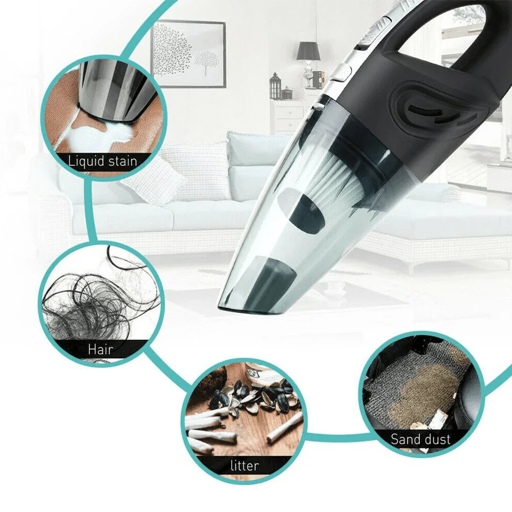 Handheld Cordless Vacuum Cleaner USB (120W 4000PA) for...