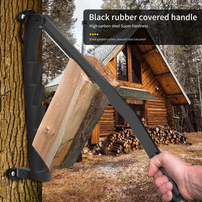 Hanging Carbon Steel Firewood Chopping Machine -...