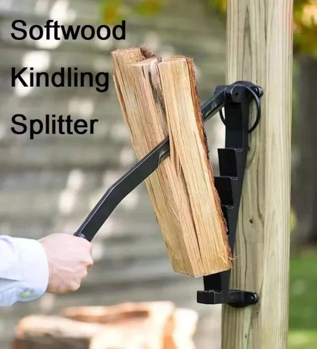 Hanging Carbon Steel Firewood Chopping Machine -...
