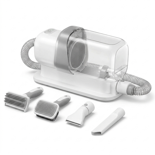 Dog grooming vacuum kit product photo