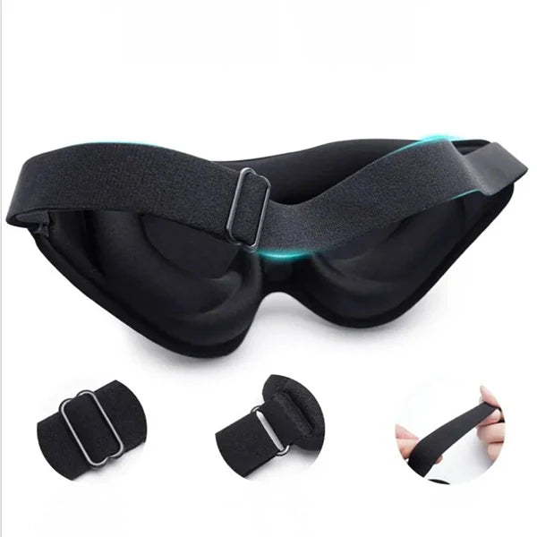 3D Sleep Mask Made of Memory Foam