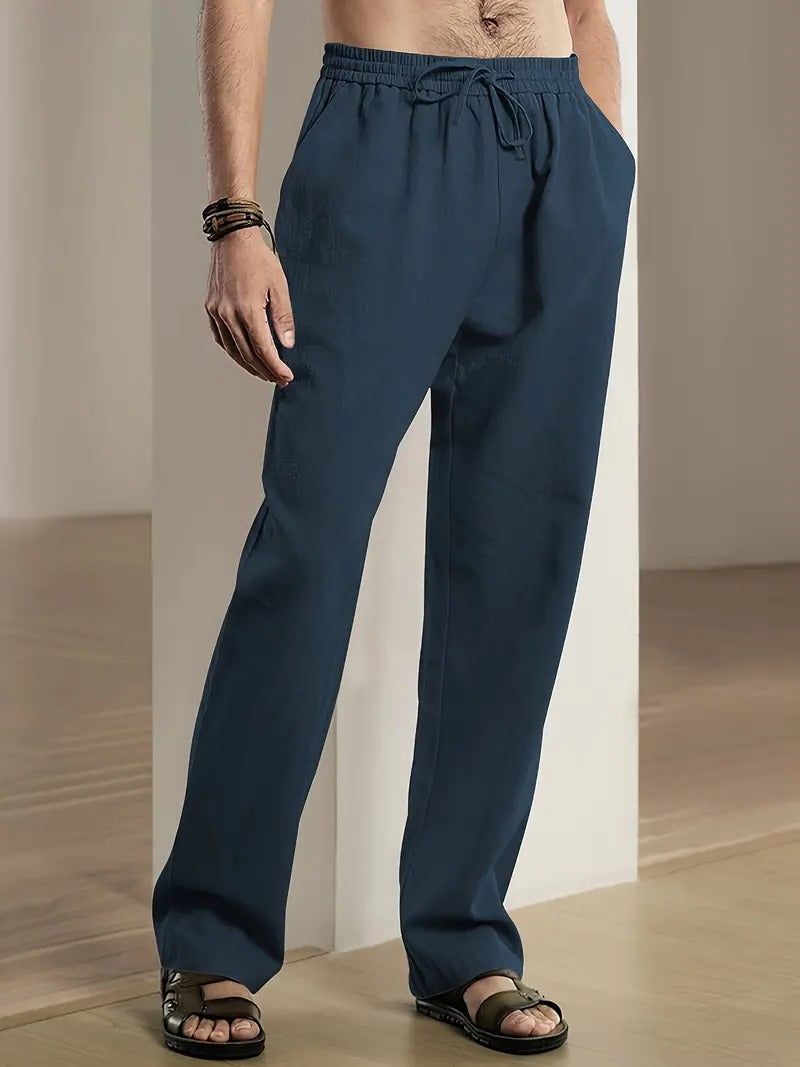 Baggy Linen Pants for Men
