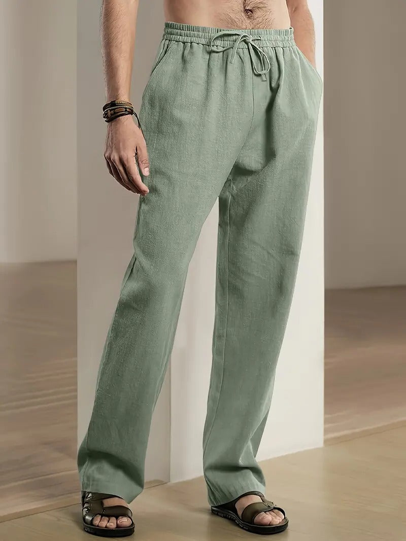 Baggy Linen Pants for Men