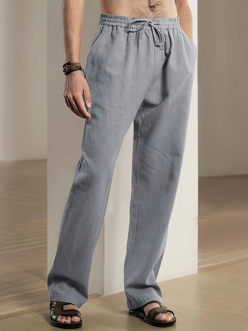 Baggy Linen Pants for Men