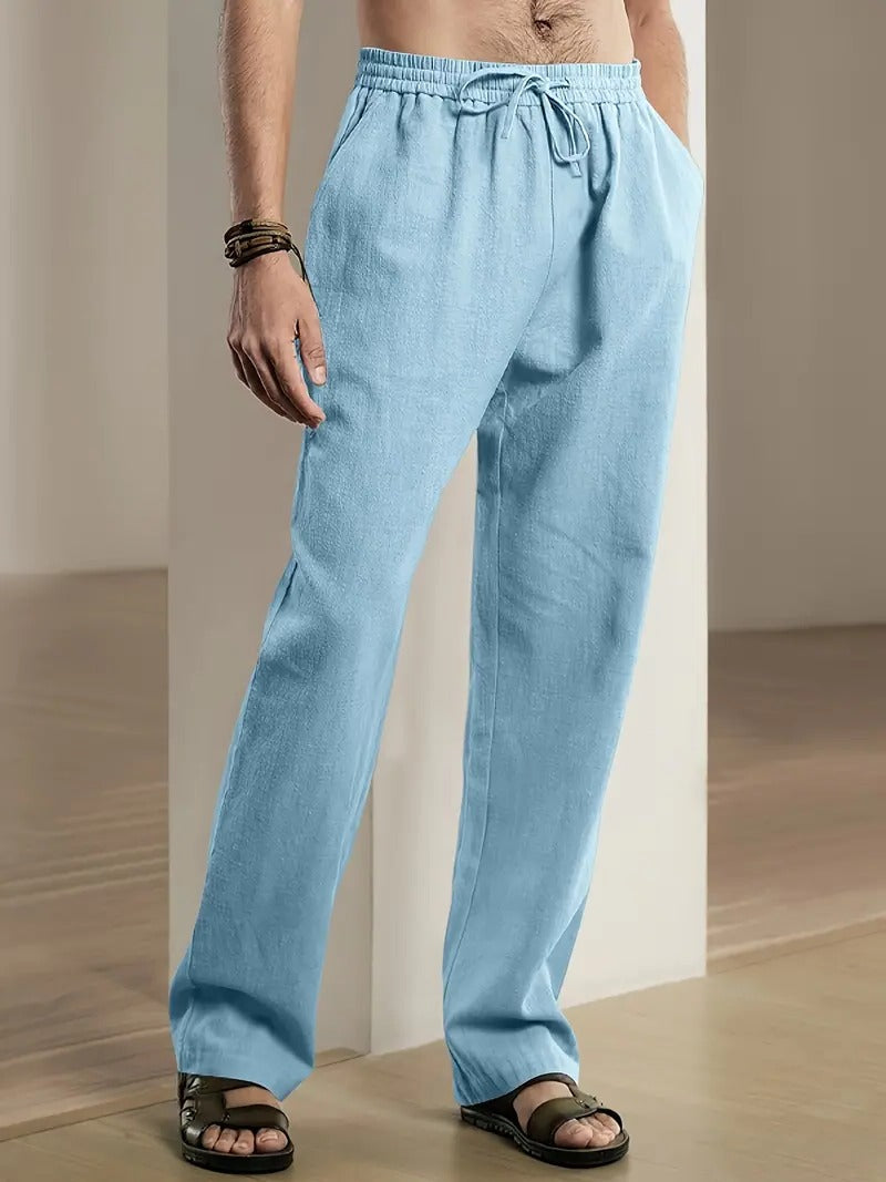 Baggy Linen Pants for Men