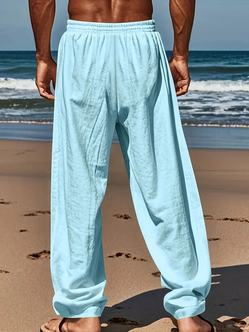Baggy Linen Pants for Men