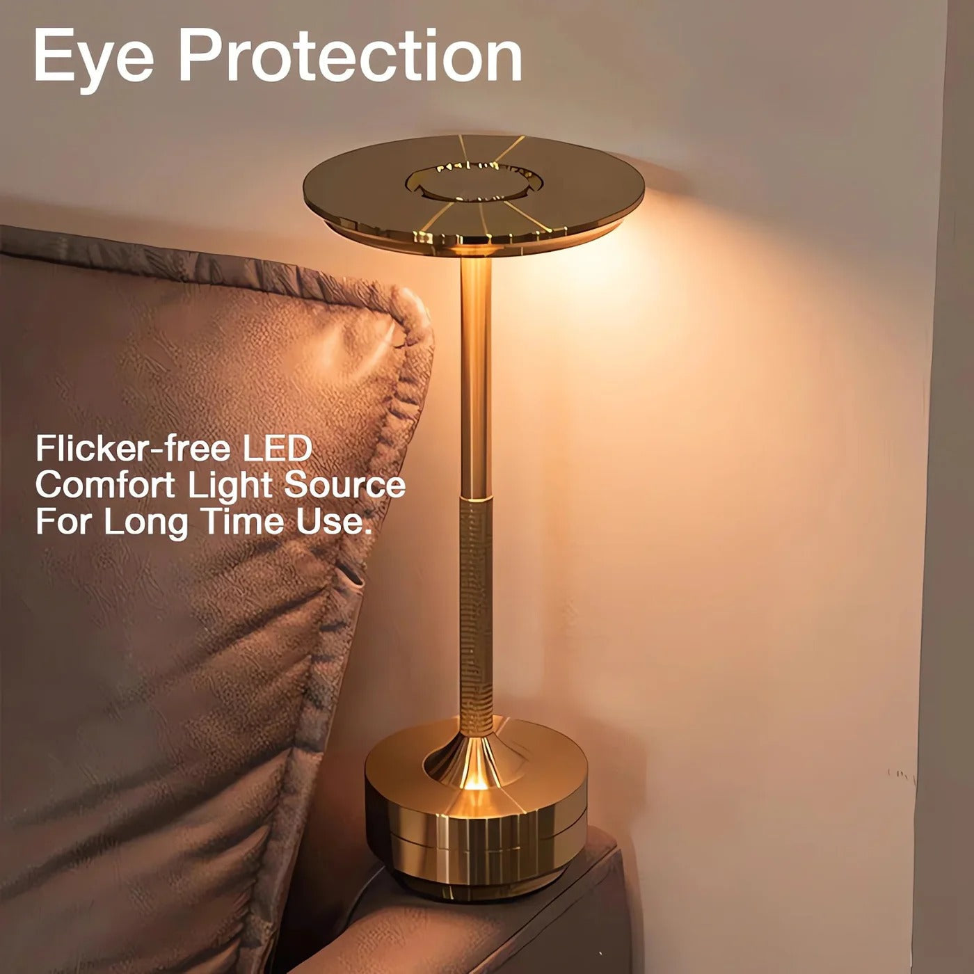 Cordless Table Lamp with Touch Control & Modern Nordic...