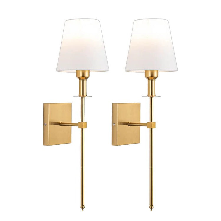 Rechargeable Wireless Wall Light Set (2 Pack) - Battery-Powered Indoor & Outdoor Lighting for Home, Patio, and Garden