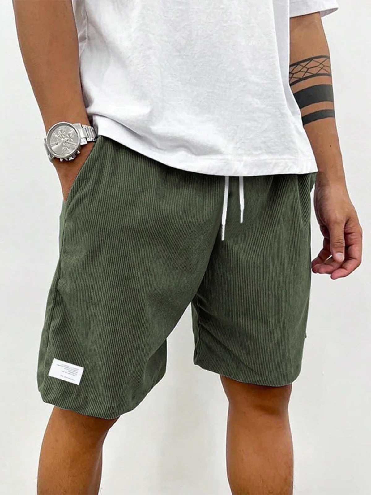 Men's Corduroy Leisure Shorts