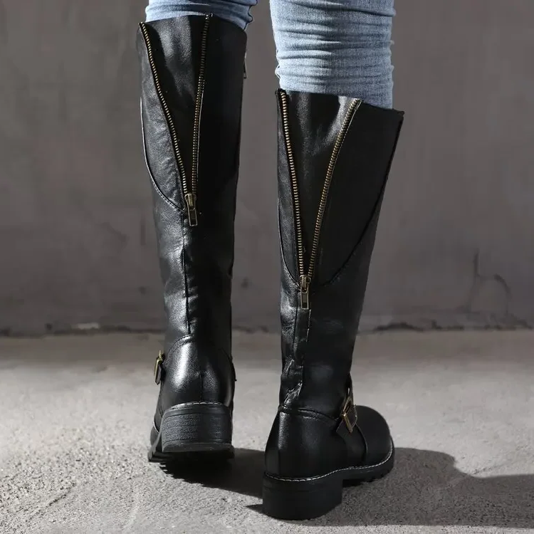Elegant Leather Boots – Trendy Women's Boots for Every...
