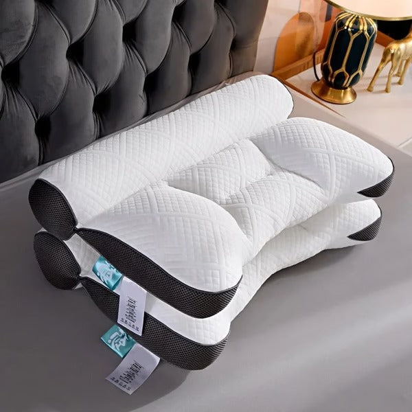 Ergonomic Goose Down Pillow, Cervical Support Comfort...