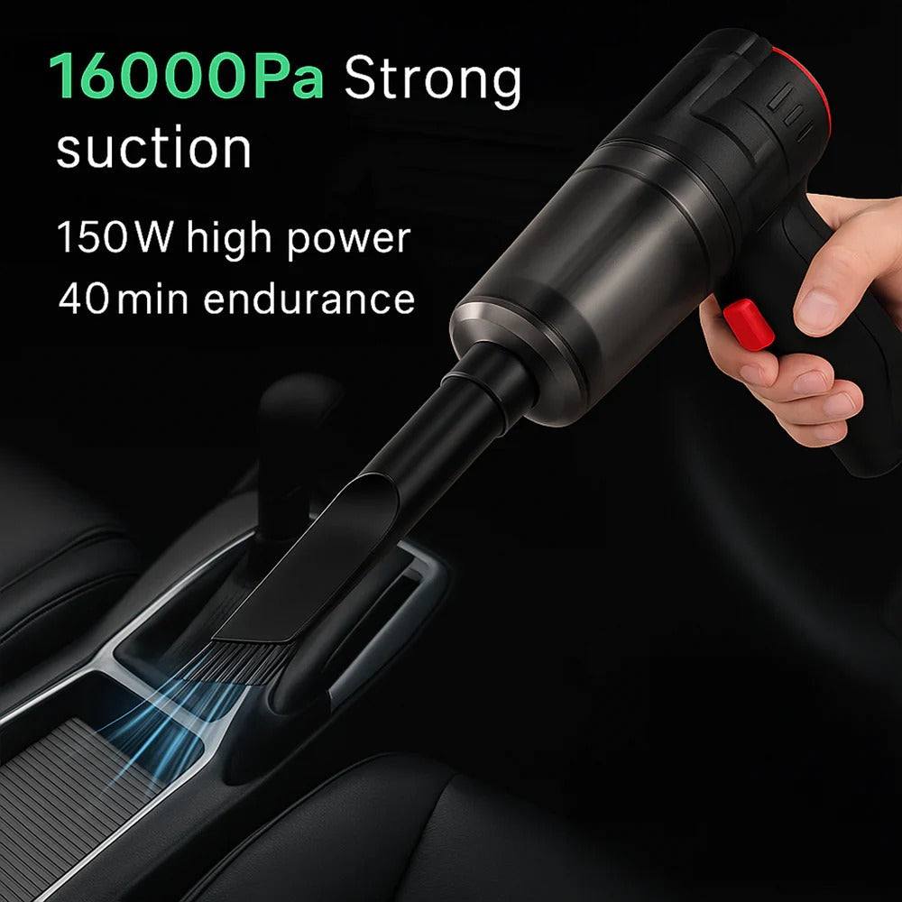 Cordless Car Vacuum Cleaner – 95000Pa Suction...