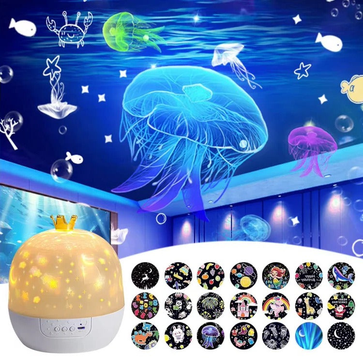 Children's Night Light and Ocean Projection Lamp