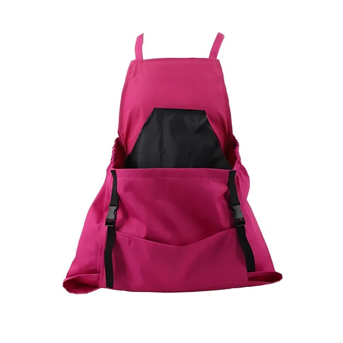 Durable Harvesting Apron with Drop-Release Pouch