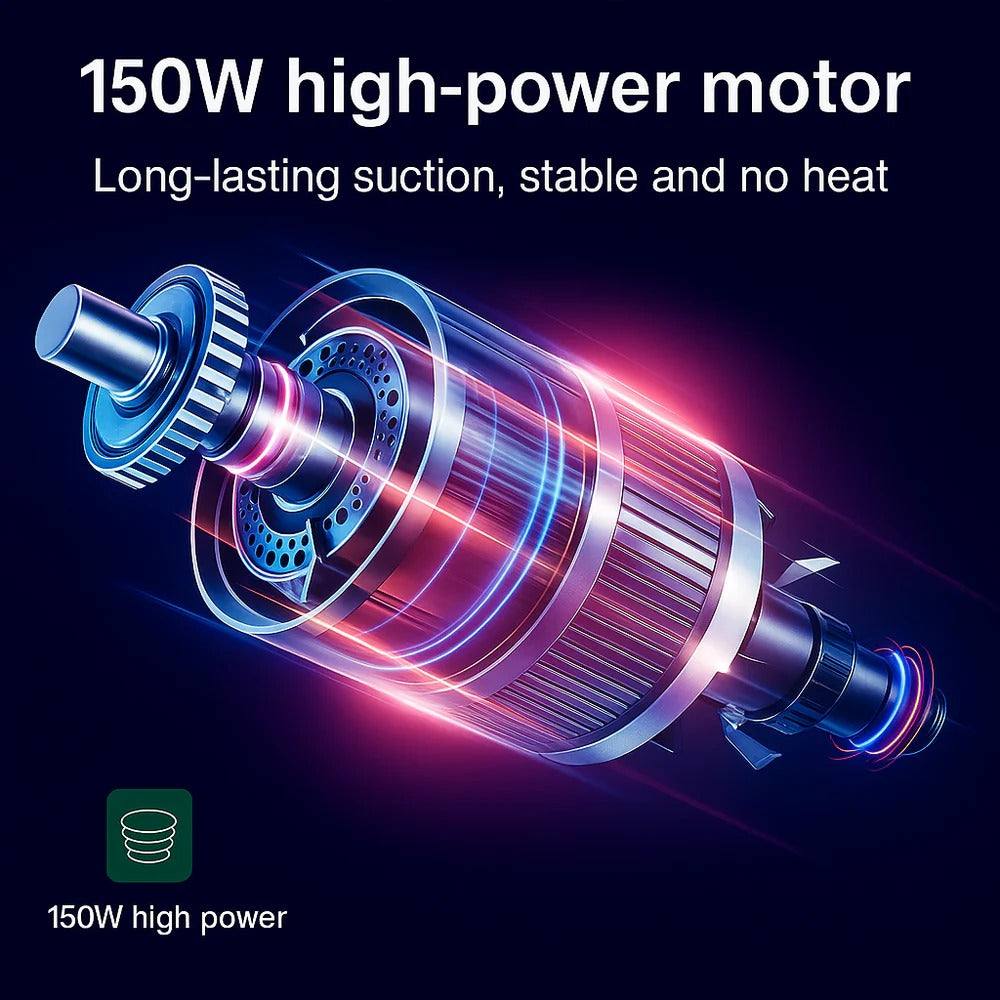 Cordless Car Vacuum Cleaner – 95000Pa Suction...