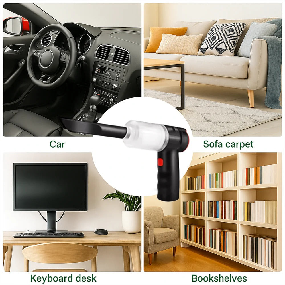 Cordless Car Vacuum Cleaner – 95000Pa Suction...