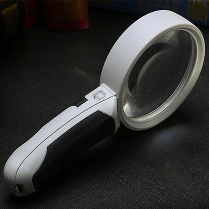 LED Lighted Magnifying Glass – Handheld Reading...