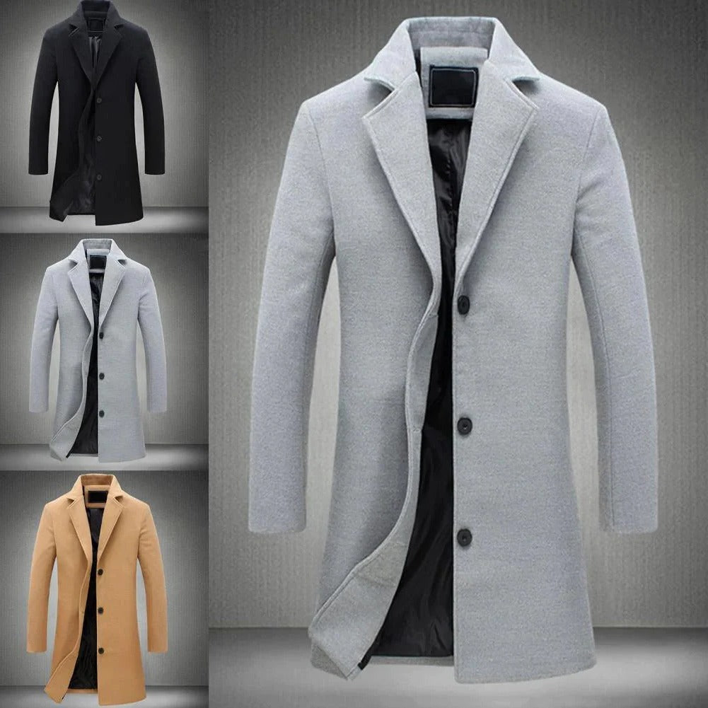 Long Winter Coat for Men