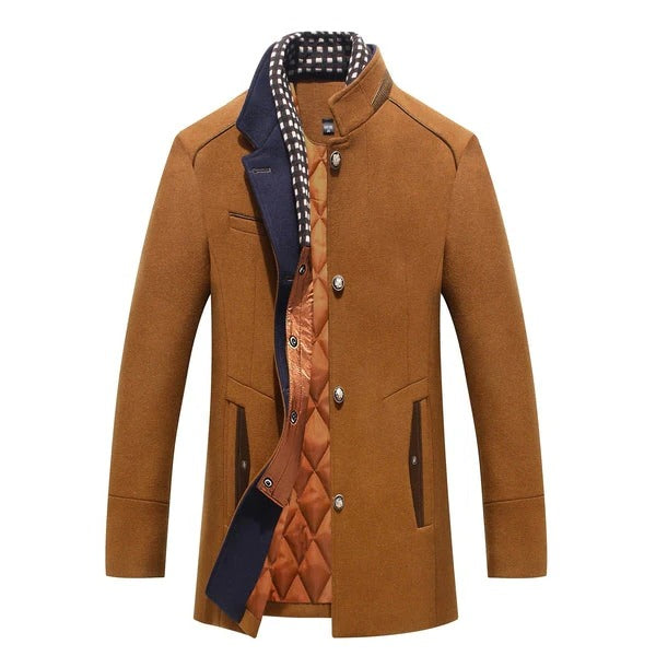 High-Quality Men's Coat Made of Wool
