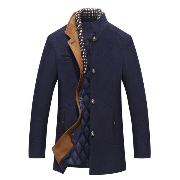 High-Quality Men's Coat Made of Wool