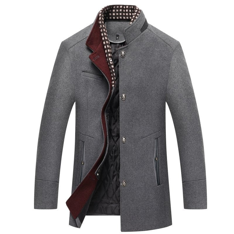 High-Quality Men's Coat Made of Wool