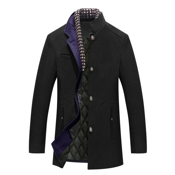 High-Quality Men's Coat Made of Wool