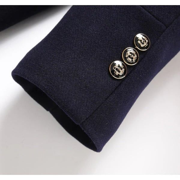 High-Quality Men's Coat Made of Wool