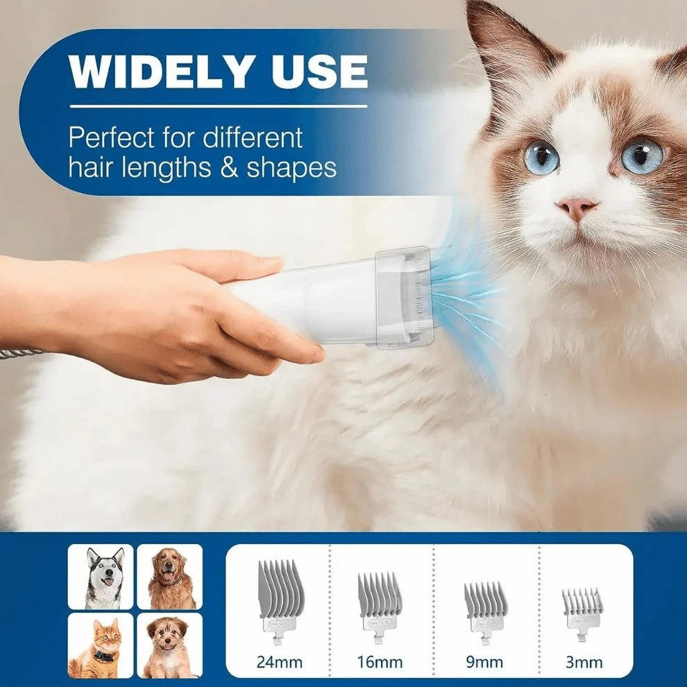 Low-Noise Dog Grooming Vacuum with Full Pet Hair...