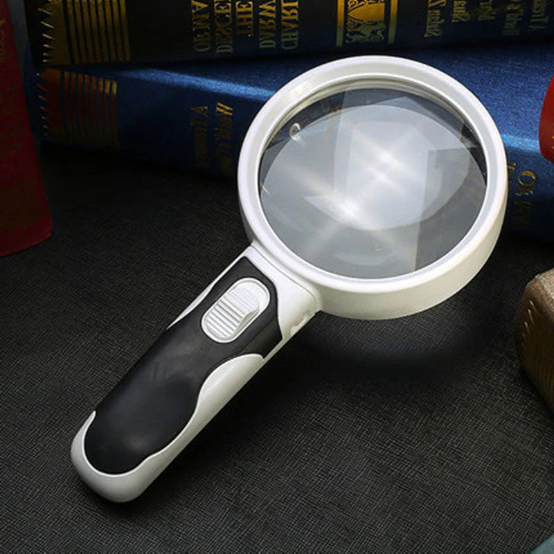 LED Lighted Magnifying Glass – Handheld Reading...