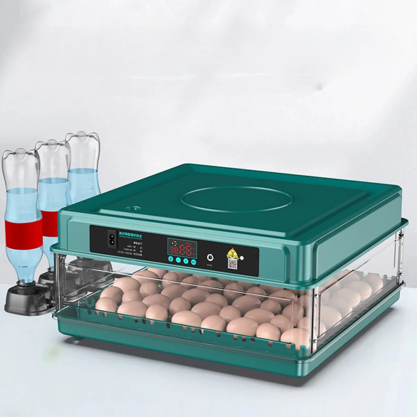 Digital Egg Incubator with Adjustable Tray - EU Plug...