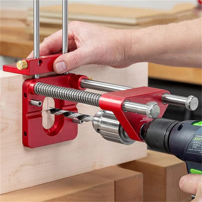 Freely Adjustable Drilling Locator - Woodworking...