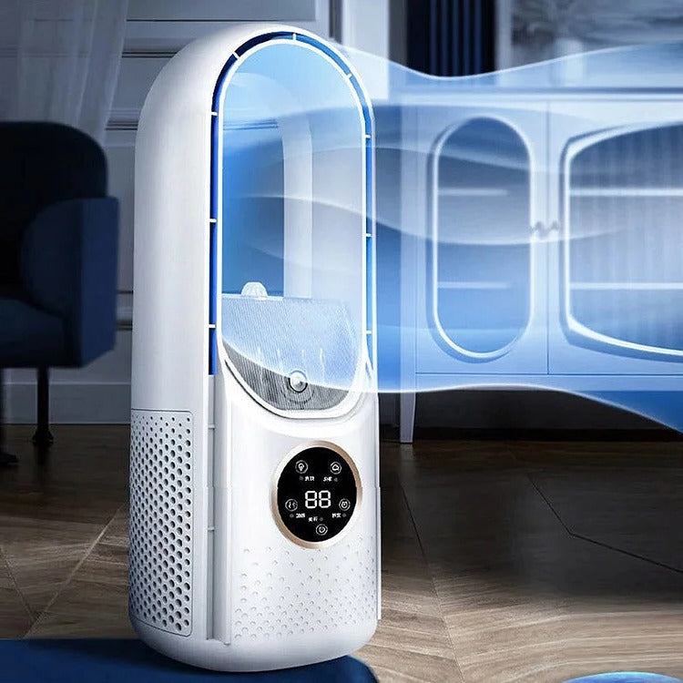 Blade-Free Silent Portable Air Conditioner for Home and...