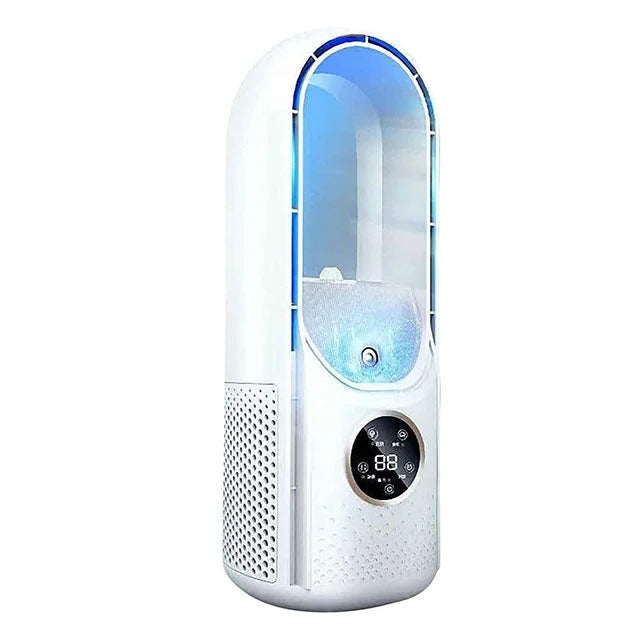 Blade-Free Silent Portable Air Conditioner for Home and...