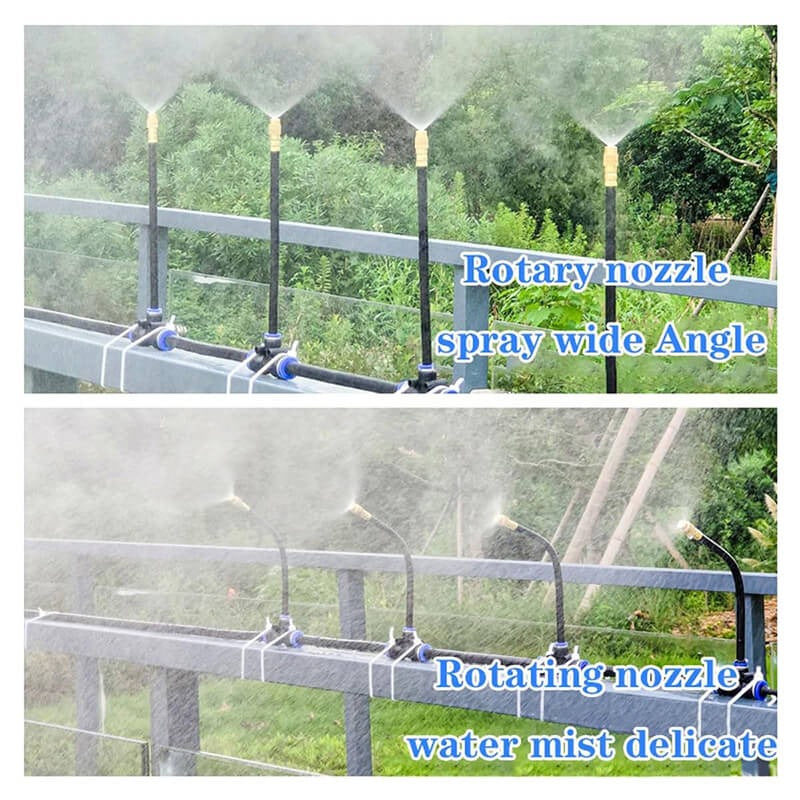 Drip Irrigation Kit with 360 Degree Flexible Hose