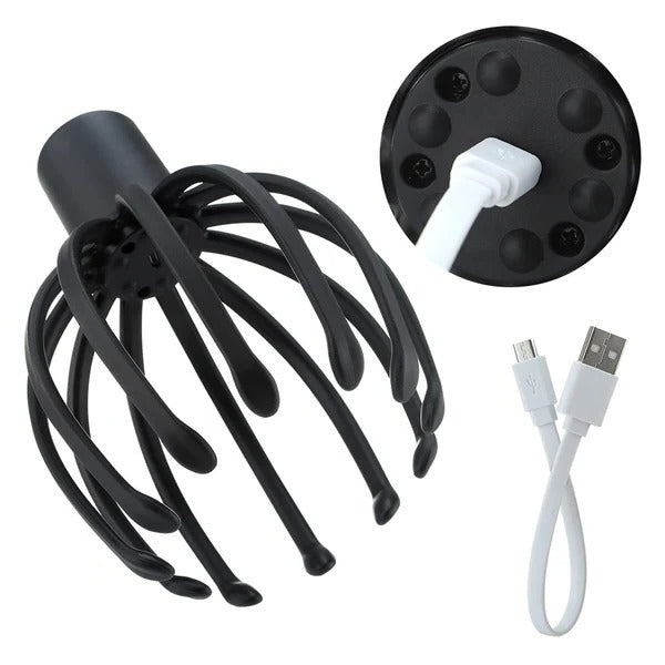 Electric Octopus Head Massager - Relaxing Scalp &...