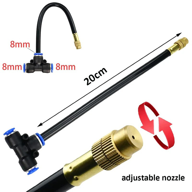 Drip Irrigation Kit with 360 Degree Flexible Hose