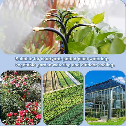 Drip Irrigation Kit with 360 Degree Flexible Hose