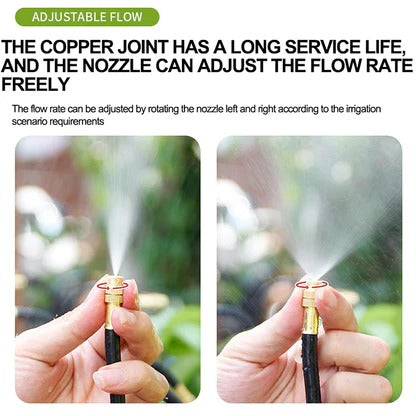 Drip Irrigation Kit with 360 Degree Flexible Hose
