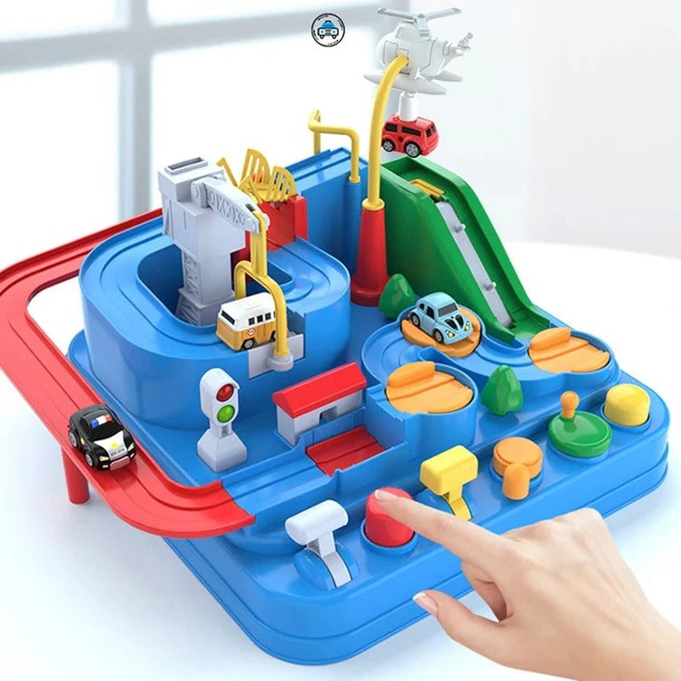 Children's Mechanical Vehicle Track Game