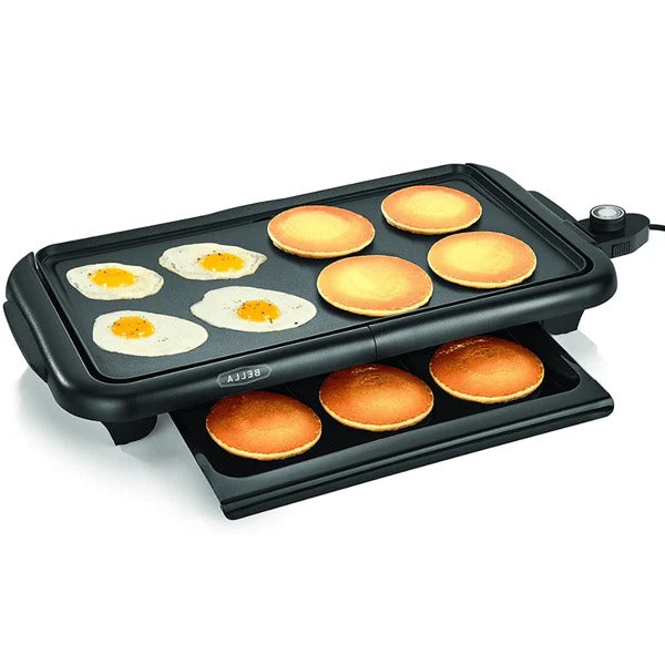 Large Tabletop Home Kitchen Pancake Griddle Maker...