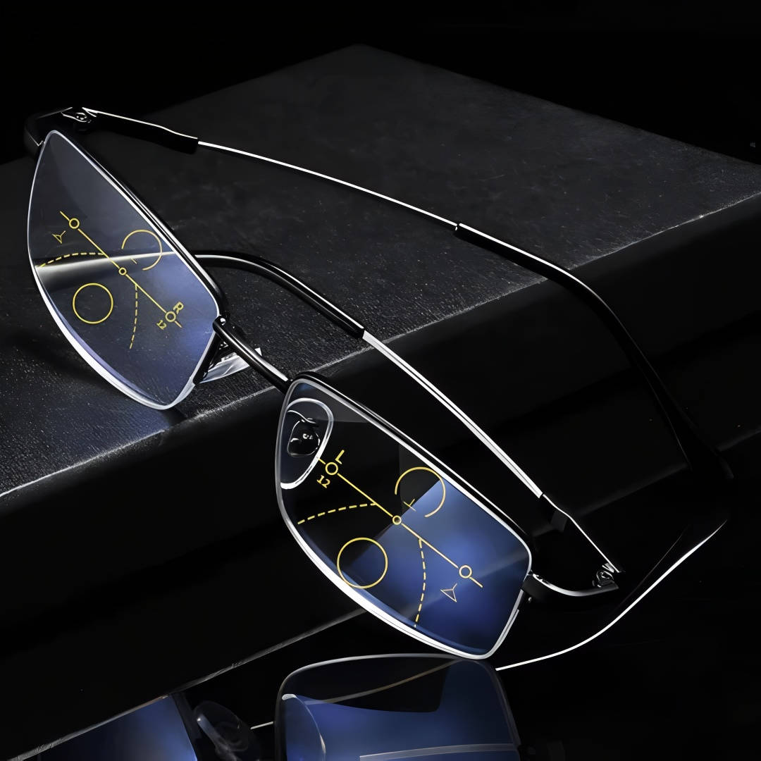 Smart German Progressive Glasses – Multifocal Intelligent Reading & Distance Eyewear