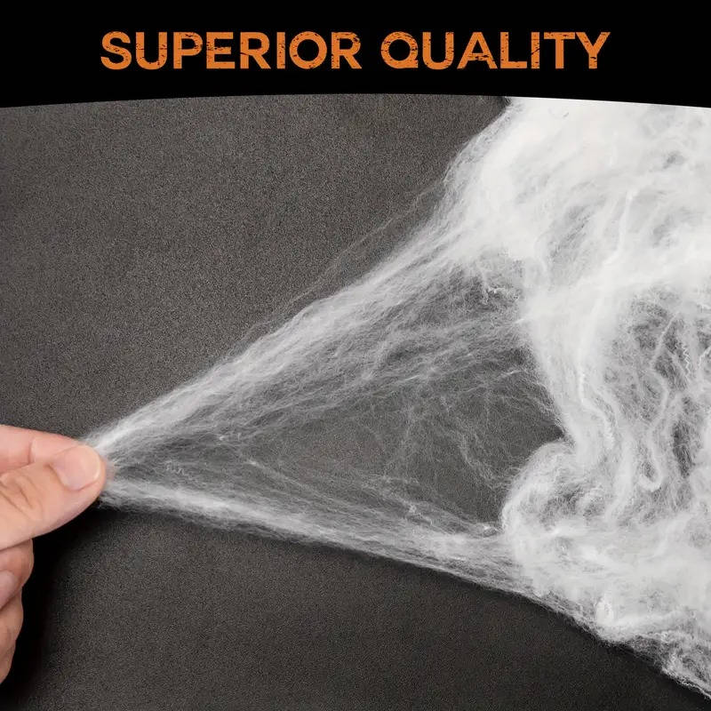 200 Sqft Spider Webs Halloween Door Decorations with...