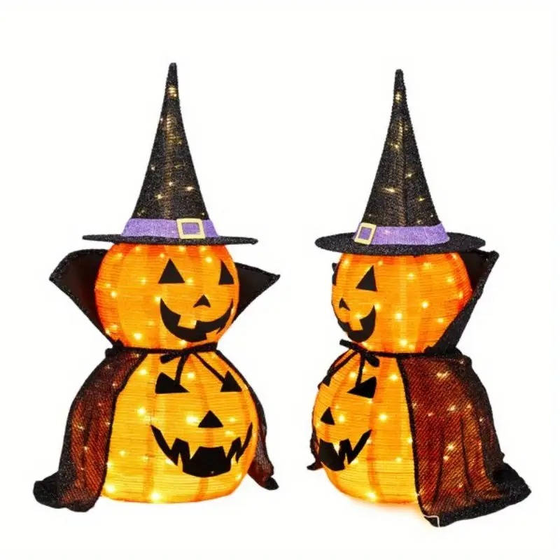3ft Halloween Collapsible Lighted In/Outdoor Pumpkin...