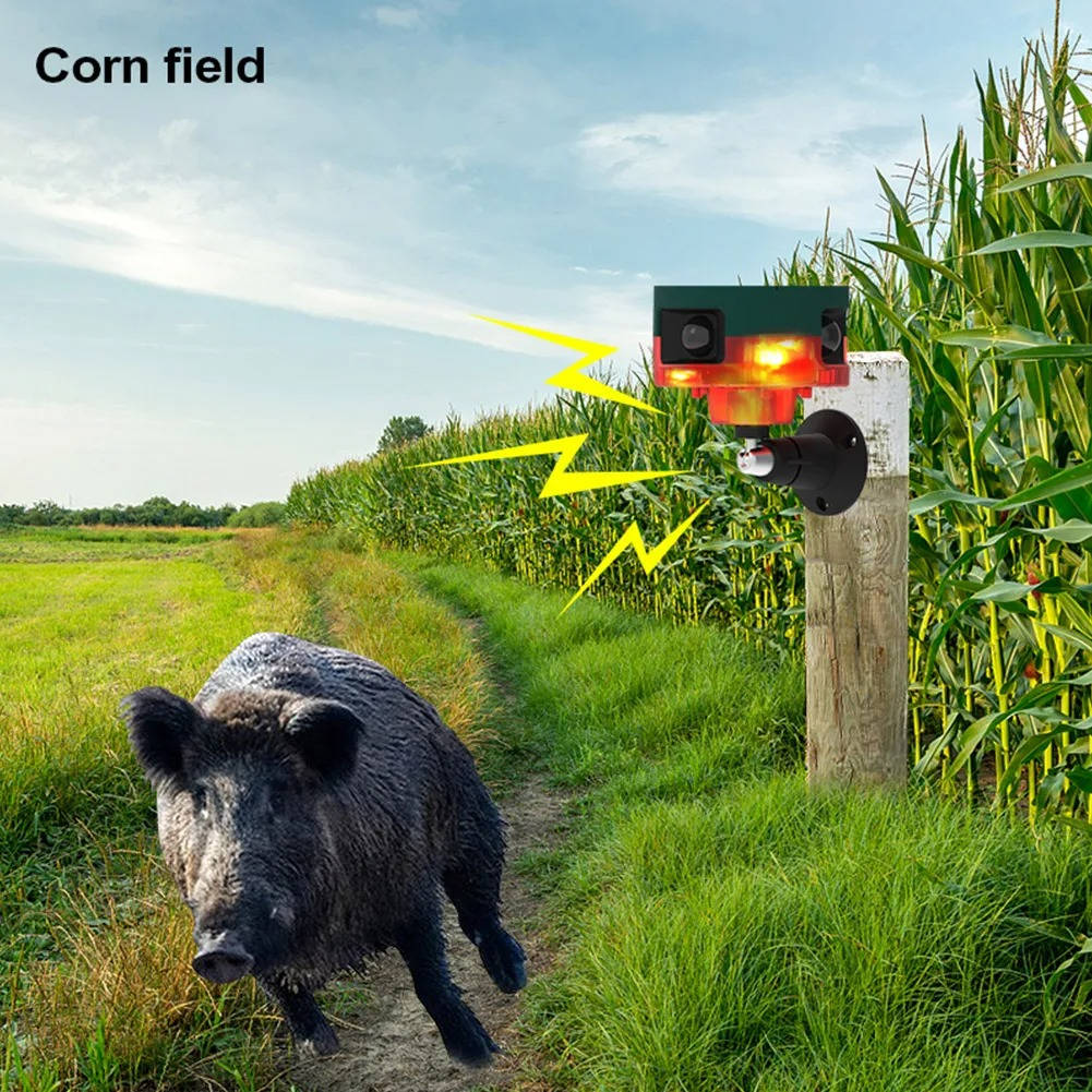 360 Degree Solar Repeller for Pigeon Bird Wild Boar...