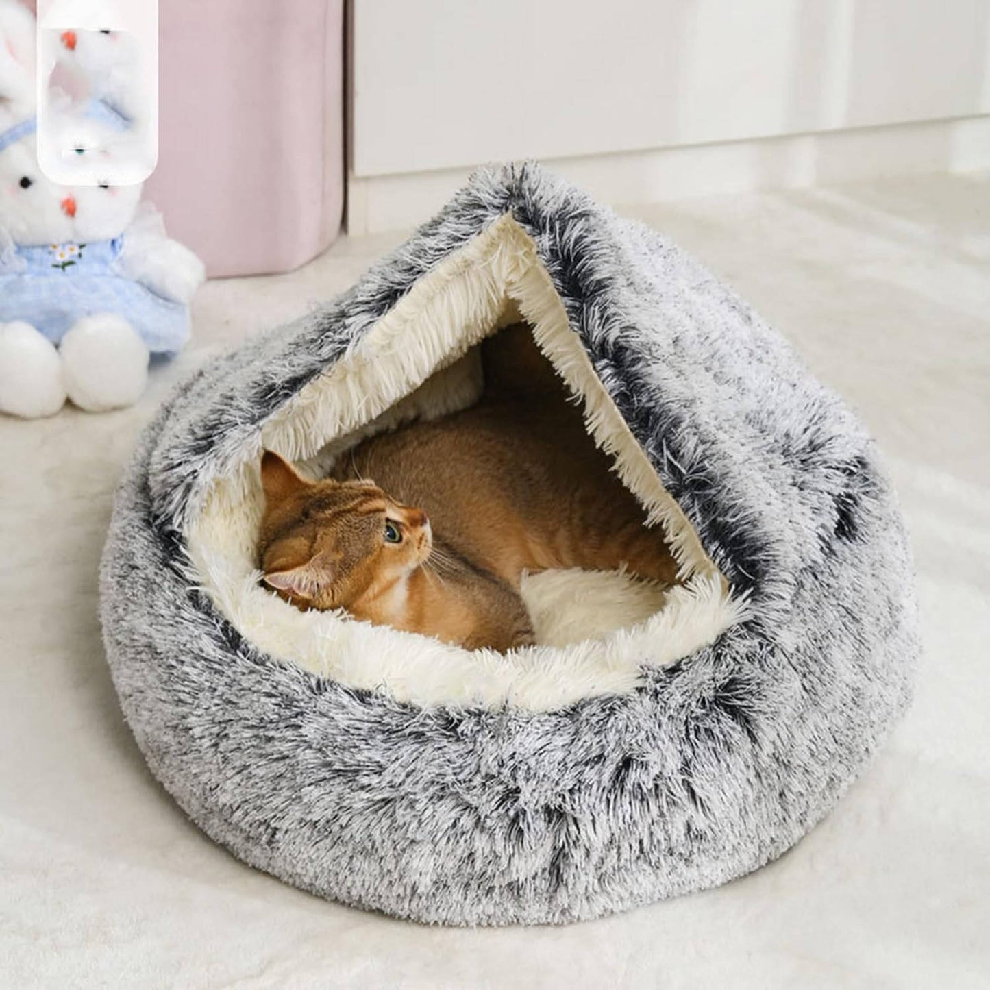 Donut Dog and Cat Bed