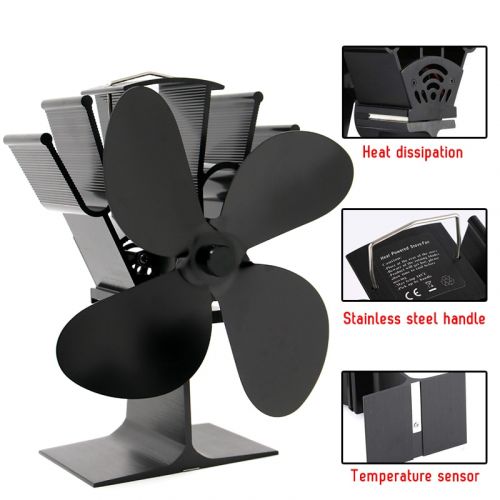 Heat Powered Fireplace Fan - Heat Your Home More...