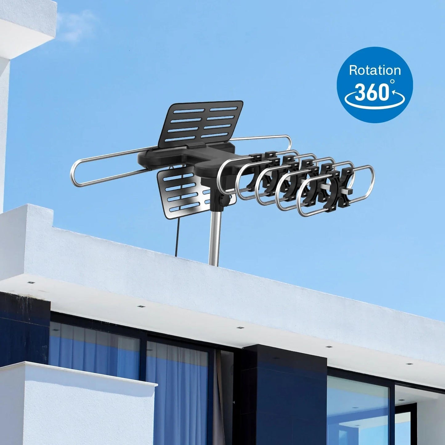 2025 Long Distance Digital Outdoor HD TV Antenna with...