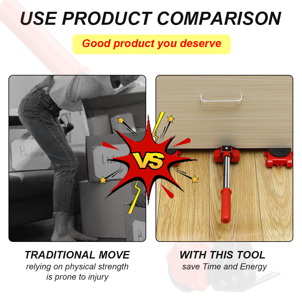 Furniture Rollers and Lifters for Moving