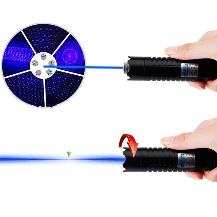 Burning Blue High-Power Tactical Laser Torch- Military...